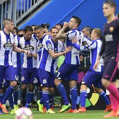 Resumen y goles del Deportivo-Barcelona de la jornada 27