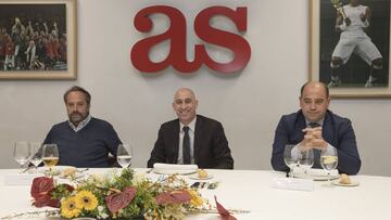 06/04/18
Diario AS
Visita de LUIS MANUEL RUBIALES BEJAR Candidato a Presidente de la RFEF