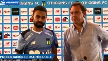 Así se presentó Martín Rolle, el fichaje estrella de O'Higgins