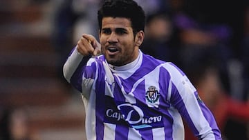 Diego Costa 'despertó' en el Real Valladolid en la 2009-10