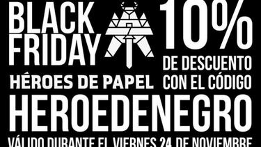 El Black Friday llega a Héroes de Papel