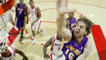 <b>MÁS ALTO QUE NADIE. </b>En Houston, donde debutó como 'All Star', Pau Gasol voló más alto que nadie.
