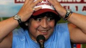 <B>DIRECTIVO.</B> Diego Maradona ha declarado que jamás será directivo en el mundo del fútbol.