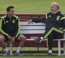 Del Bosque no cree que se vaya por la suplencia ante Chile