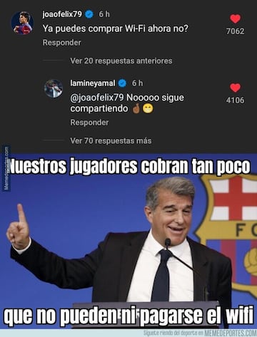 Los memes, sin piedad con la abultada derrota del Barcelona