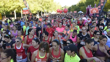 Una imagen de la salida de la EDP Media Maratón de la Mujer, en Madrid.