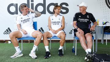 19/07/22 ENTRENAMIENTO REAL MADRID MODRIC KROOS ANCELOTTI