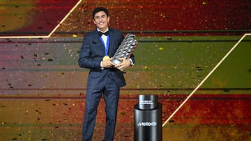 Marc Márquez, en la Gala de MotoGP.