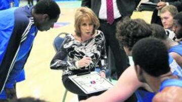Nancy Lieberman con los Texas Legends.