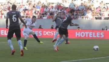 Gameiro marca el 2-0.