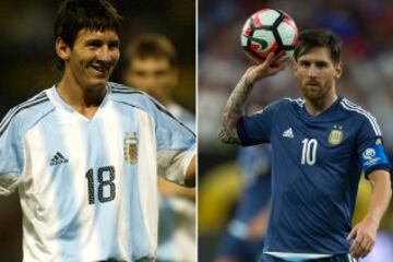 Así cambiaron las figuras de Chile y Argentina en 10 años