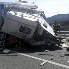El accidente de la autocaravana kamikaze en Cádiz escondía un crimen machista