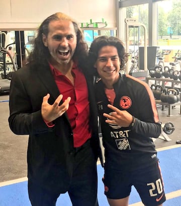 La visita de Matt Hardy al Club América en imágenes