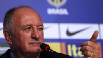 El entrenador de la selección brasileña de fútbol, Luiz Felipe Scolari.