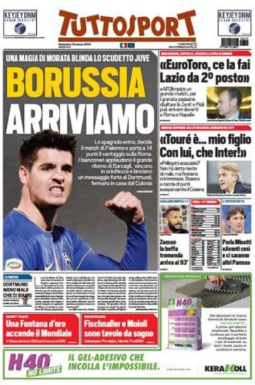 Portadas de la prensa deportiva