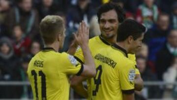 Reus, Hummels y Lewandowski.