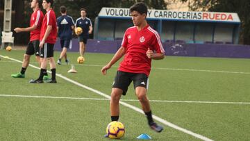 Maroto, en un entrenamiento.