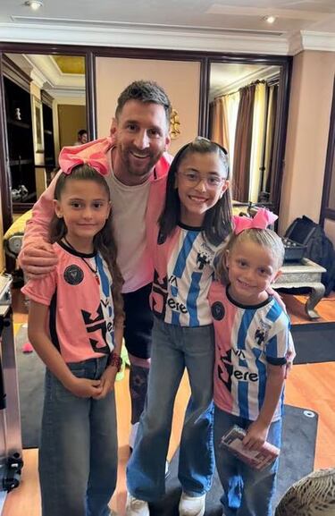 Lionel Messi y Neri Cardozo compartieron previo al Monterrey vs Inter Miami