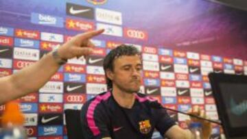 Luis Enrique: "Lo justo sería que ganásemos los títulos"