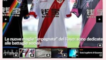 Las camisetas solidarias del Rayo dan la vuelta al mundo