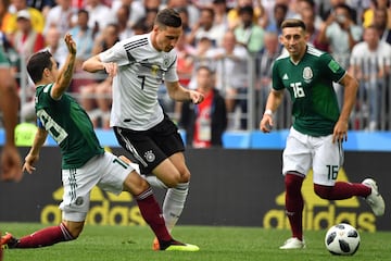 México fue superior a Alemania en los primeros 45 minutos