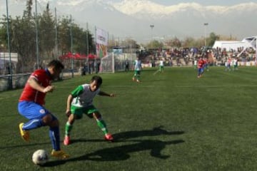 El partido inaugural enfrentó a Chile y Perú. 