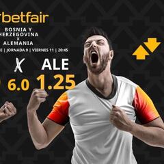 Bosnia y Herzegovina vs. Alemania: horario, TV, pronósticos, estadísticas y clasificación