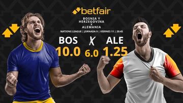Bosnia y Herzegovina vs. Alemania: horario, TV, pronósticos, estadísticas y clasificación