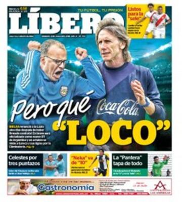 Portadas de la prensa mundial