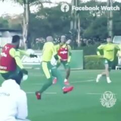 Borja quiere la titular en Palmeiras: Golazo en práctica