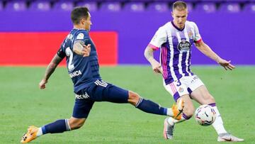 Raúl García Carnero, en un partido con el Valladolid.