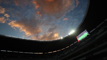 Atardecer en el estadio Azteca