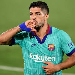 Suárez iguala a Kubala: tercer máximo goleador del Barça