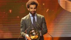 Salah, durante la gala.