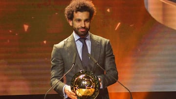 Salah, durante la gala.