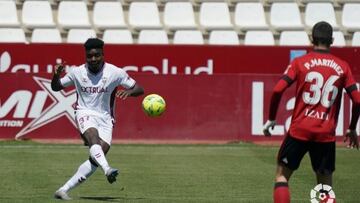 Boyomo, jugador del Albacete Balompié