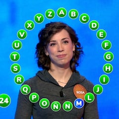 Con la M… ¿cuál es la palabra con la que Rosa ha ganado el bote de ‘Pasapalabra’?