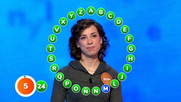 Con la M… ¿cuál es la palabra con la que Rosa ha ganado el bote de ‘Pasapalabra’?