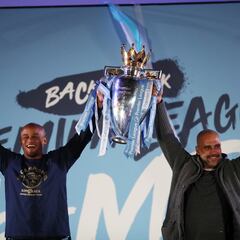 Pep Guardiola says former captain Vincent Kompany is ‘destined’ to manage Manchester City