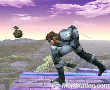 Solid Snake se deja ver en Smash Bros. Brawl