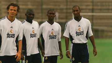 En 1996 fich車 por el Castilla. Tras descender con el filial blanco a Segunda Divisi車n B en su primera temporada, el club decidi車 cederle al Club Deportivo Legan谷s, equipo en el que estuvo durante toda la temporada 1997-98. Al a?o siguiente regres車 al Real Madrid, debutando en la Primera divisi車n de Espa?a el 5 de diciembre de 1998, a mitad de temporada se marcha en calidad de cedido al Espanyol, pero s車lo disputar赤a partidos amistosos. En 1999 regres車 al Real Madrid, donde casi no jug車 y a mitad de temporada, decidi車 irse a las filas del Real Club Deportivo Mallorca.