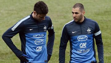 Benzema aclara sus palabras sobre Giroud: "Si me comparas con Ronaldo, yo soy el kart..."