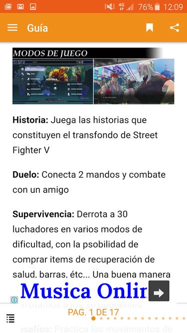 Conviertete en experto Street Fighter V con nuestra APP