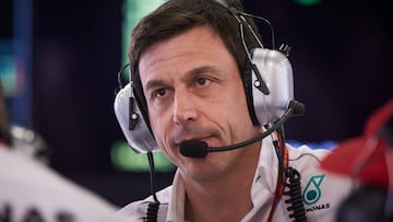 Toto Wolff, jefe de Mercedes.