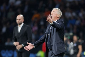 Ancelotti, en la zona técnica.