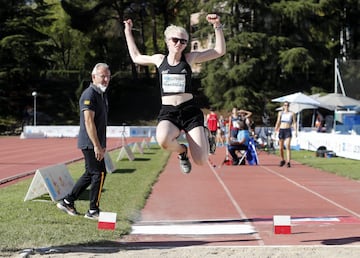 Atletismo inclusivo, saltos de longitud. Susana Rodríguez.