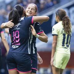 Monterrey derrota a América en la jornada 9 de la Liga MX Femenil