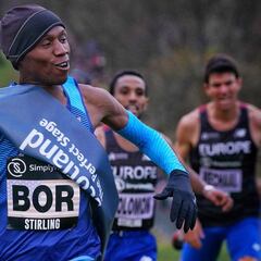 Adel Mechaal, tercero en el Great Stirling Cross de Stirling