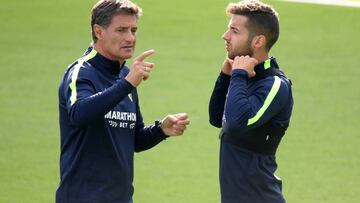 23/10/17 ENTRENAMIENTO DEL MALAGA
MICHEL HABLA CON JONY