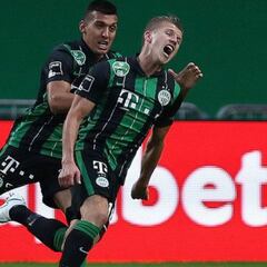 Boli da en el 90' el primer punto al Ferencvaros en 25 años